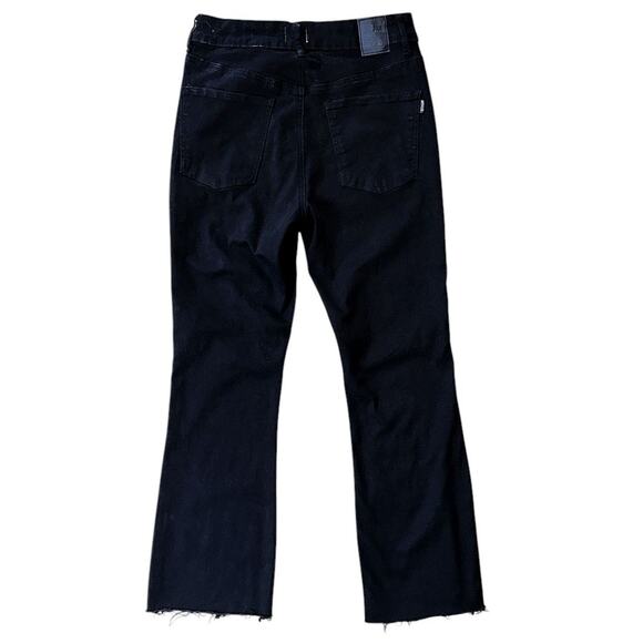 Articles of Society High-Rise Cropped Flared Black Jeans Size 2 26X26 - Picture 5 of 7